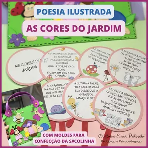 Imagem de capa para o Curso online  Poesia ilustrada As cores do Jardim