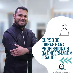 Imagem de Curso de Libras on line para Profissionais da Enfermagem e Saúde criado por Portal Libras em Casa na hotmart