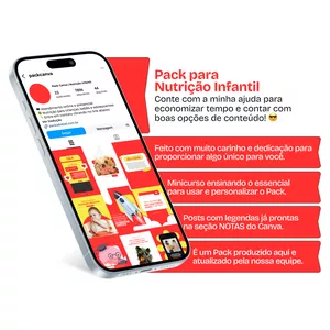 Imagem do curso Pack Canva - Nutrição Infantil