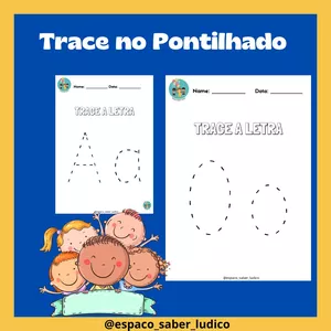 Imagem de capa para o Ebook Trace no Pontilhado as Letras