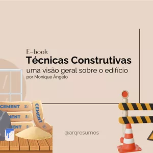 Imagem de capa para o Ebook Técnicas Construtivas para concursos de arquitetura