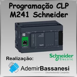 Imagem de capa para o Curso online Programação CLP M241 Schneider