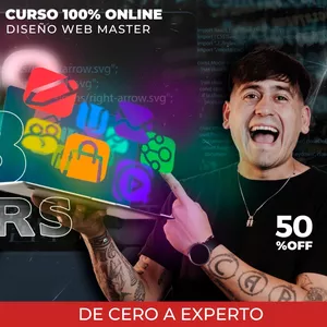 Imagen de portada para Curso online Diseño Web MASTER | "Diseña y Vende sin saber programar"