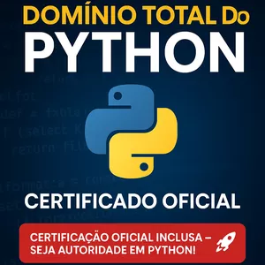 Imagem do curso Domínio Total do Python – Certificado Oficial 