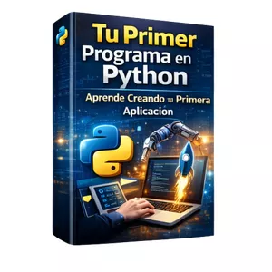 Imagen de portada para Ebook Tu Primer Programa en Python Aprende Creando tu Primera Aplicacion
