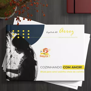 Imagem de capa para o Ebook Cozinhando com Amor - Arroz