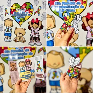 Imagem de capa para o Ebook Dia Mundial de Conscientização do Autismo