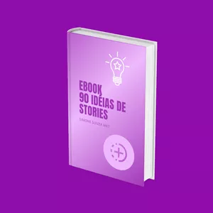Imagem de capa para o Ebook Ebook 90 Ideias de Stories 
