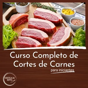 Cortes de Carne Sem Segredos: Aprenda Bovino, Suíno e Frango Passo a Passo + E-book Grátis por Costela De Rippa Prima