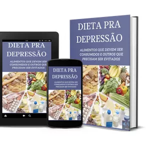 Imagem de capa para o Ebook Guia Dieta para Depressão