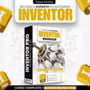 Imagen de portada para Curso online Curso de Autodesk Inventor desde Cero