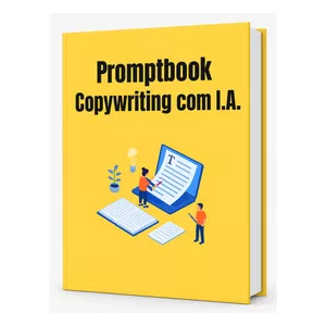 Imagem de capa para o Ebook Promptbook Copywriting com IA (ChatGPT)