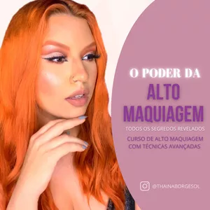 Imagem de capa para o Curso online O Poder da Automaquiagem  - Thaina Borges