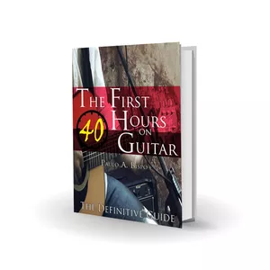 Imagem principal do produto Ebook: The First 40 Hours On Guitar | The Definitive Guide