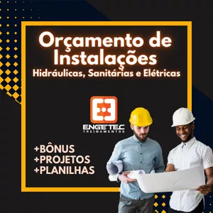 Imagem do curso Orçamento de Instalações Hidráulicas Sanitárias e Elétricas do Zero