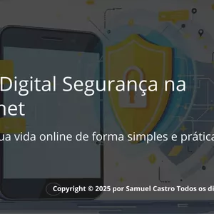 Imagem de capa para o Ebook Guia Digital - Segurança na Internet