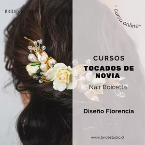Imagen de portada para Curso online Curso de tocados para novia - Diseño Florencia
