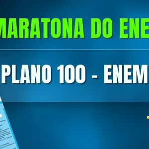 Imagem de capa para o Curso online MARATONA DO ENEM-PLANO 100