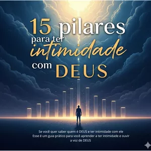 Imagem de capa para o Ebook 15 pilares para ter intimidade com DEUS 