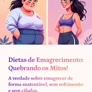 Imagem de capa para o Ebook Dietas de Emagrecimento: Quebrando os Mitos!