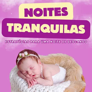 Imagem de capa para o Ebook Noites tranquilas - Estratégias para uma noite de descanso