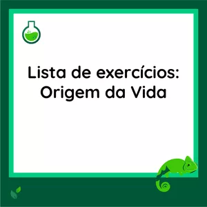 Imagem de capa para o Curso online Lista de exercícios - Origem da Vida