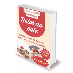 Imagem de capa para o Ebook Bolo no pote 