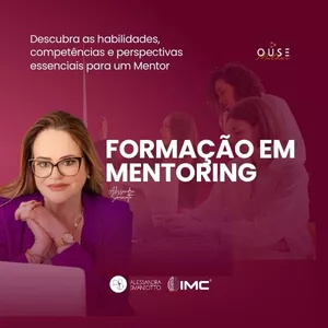 Imagem de capa para o Curso online Certificação em Mentoring Profissional - Alessandra Smaniotto