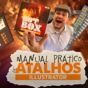 Imagem de capa para o Curso online Illustrator – Manual Prático dos Atalhos