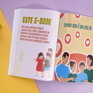 Imagem de capa para o Ebook E-book Na Lancheira - Como montar o lanche escolar do seu filho!