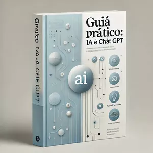 Imagem de capa para o Ebook Guia prático: Como usar ChatGPT e outras IA em trabalho e ensino