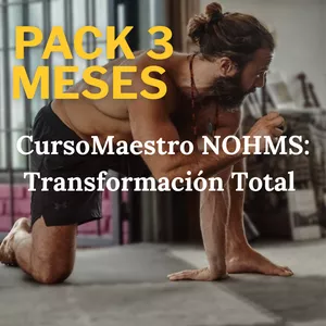 Imagen de portada para Curso online PACK 3 MESES CursoMaestro NOHMS: Transformación Total