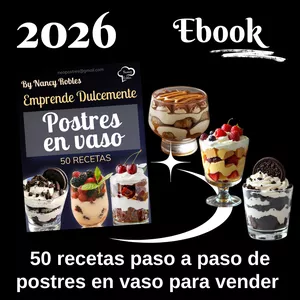 Imagen de portada para Ebook RECETARIO POSTRES EN VASO-EMPRENDE DULCEMENTE