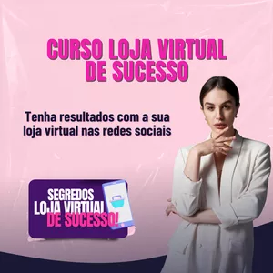 Imagem de capa para o Curso online Segredos - Loja Virtual de Sucesso