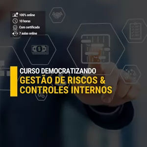 Imagem de capa para o Curso online Gestão de Riscos &amp; Controles Internos