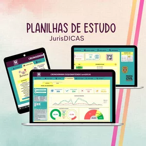 Imagem de capa para o Curso online Planilha de Estudo JurisDICAS - Escrevente TJSP
