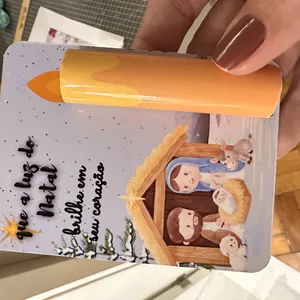 Imagem de capa para o Ebook Cartão Natal com Batom