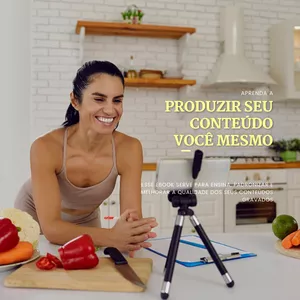 Imagem de capa para o Ebook Aprenda a produzir seu conteúdo você mesmo
