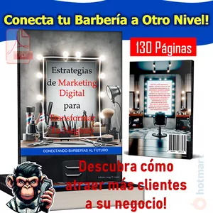 Imagen de portada para Ebook Conectando Barberías al futuro "Marketing Digital"