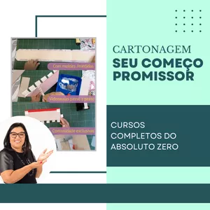 Imagem de capa para o Curso online Cartonagem: Seu Começo Promissor