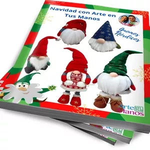 Imagen de portada para Ebook Revista digital N° 20 moldes, Edición Especial Gnomos Nórdicos #1- Navidad con Arte en Tus Manos