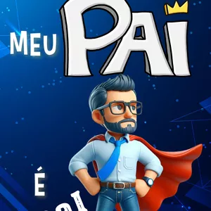 Imagem de capa para o Ebook Dia dos pais meu pai é real 