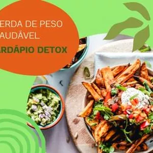 Imagem de capa para o Ebook Perda de Peso Saudável Cardápio Detox