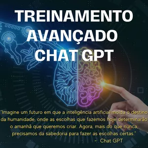 Imagem do curso Treinamento Avançado CHAT GPT e +500 Prompts para você dominar o Chat GPT!!!