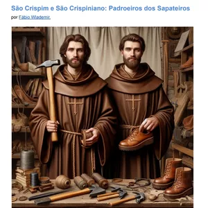 Imagem de capa para o Ebook São Crispim e São Crispiniano: Padroeiros dos Sapateiros