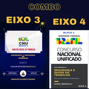 Imagem de capa para o Ebook Combo Bernoulli : Eixo 3 e Eixo 4 (CNU/Bloco 4)