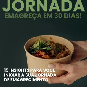 Imagem de capa para o Ebook JORNADA EMAGREÇA EM 30 DIAS