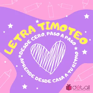 Imagen de portada para Curso online LETRA TIMOTEO DESDE CERO