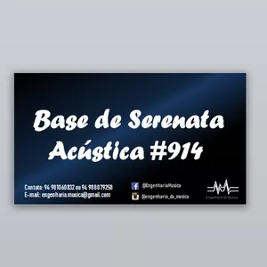 Imagem principal do produto BASE DE SERENATA ACÚSTICO #914 BPM 96  @Engenharia da Música ​
