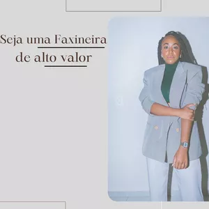Imagem de capa para o Ebook SEJA UMA FAXINEIRA DE ALTO VALOR 